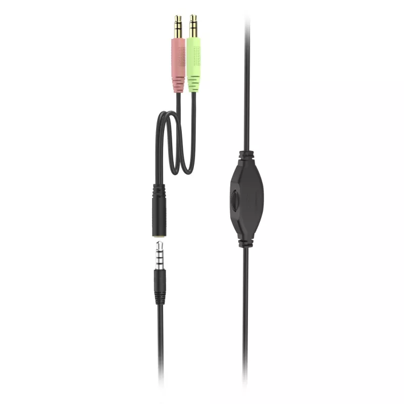 Hama HS-P100 V2 Headset con filo archetto ufficio/call center nero, argento