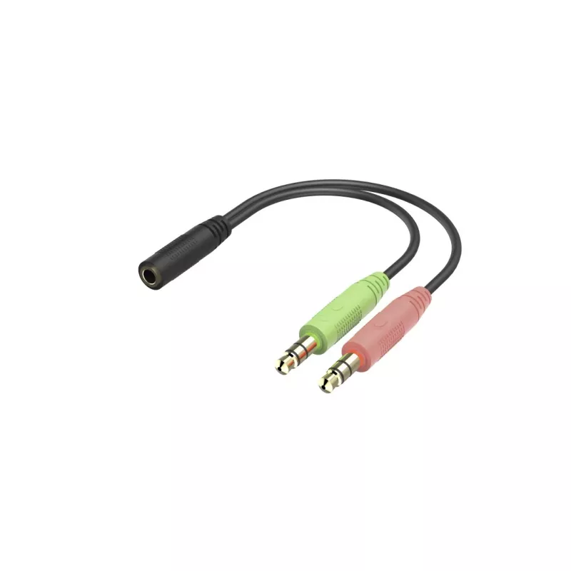 Hama HS-P100 V2 Headset con filo archetto ufficio/call center nero, argento