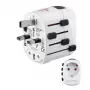 Hama World Travel Pro Adattatore di rete universale bianco