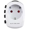 Hama World Travel Pro Adattatore di rete universale bianco