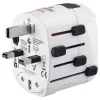 Hama World Travel Pro Adattatore di rete universale bianco