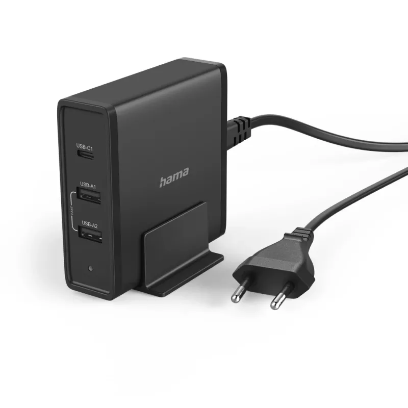 Hama 00200017 Caricabatterie mobile smartphone, tablet, universale nero AC ricarica rapida per interni