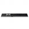 Satechi X3 Full-size (100%) Tastiera Bluetooth QWERTY inglese – nero/grigio