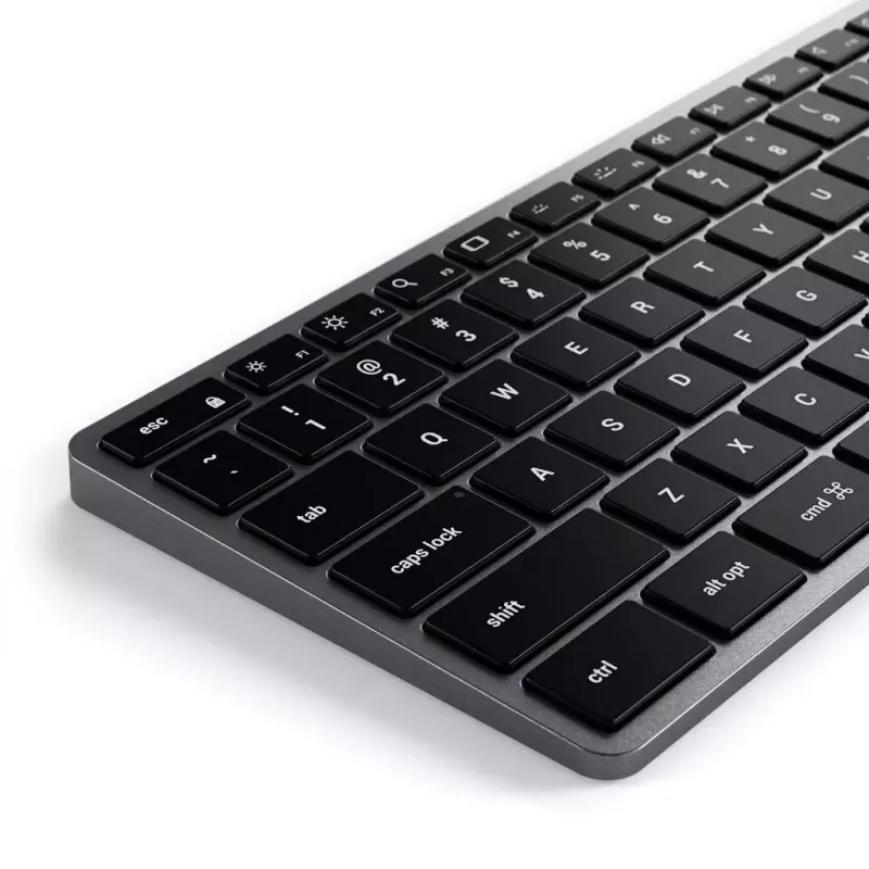 Satechi X3 Full-size (100%) Tastiera Bluetooth QWERTY inglese – nero/grigio