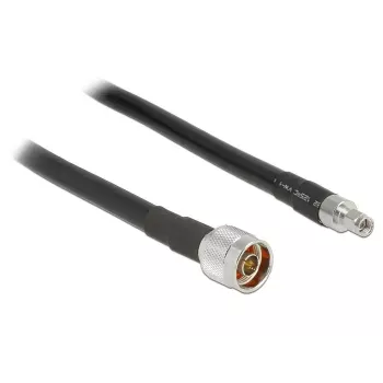 Cavo coassiale DeLOCK 1 m N/RP-SMA CFD400 LLC400 nero