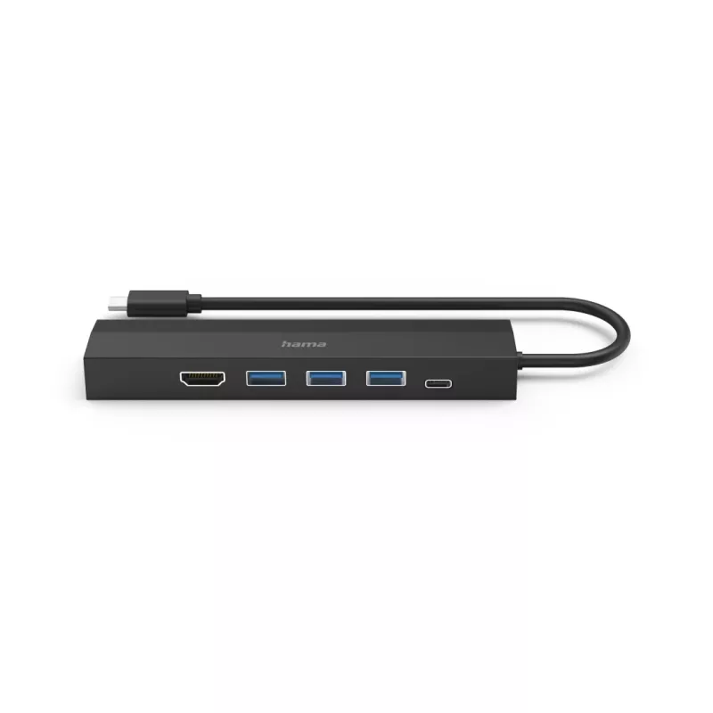 Hama 00200144 hub interfaccia USB 3.2 Gen 1 (3.1 Gen 1) Type-C 5000 Mbit/s nero