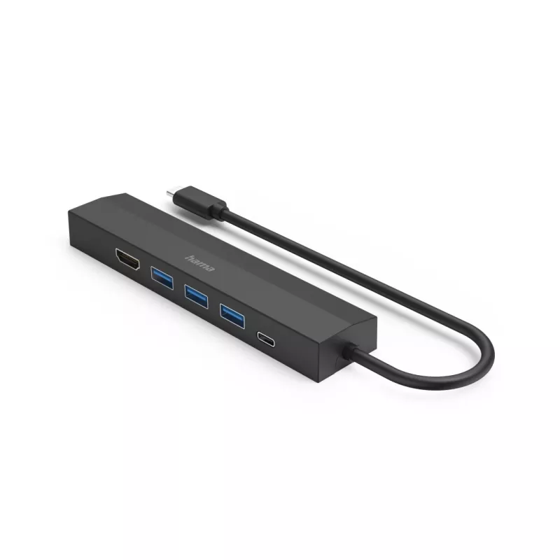 Hama 00200144 hub interfaccia USB 3.2 Gen 1 (3.1 Gen 1) Type-C 5000 Mbit/s nero