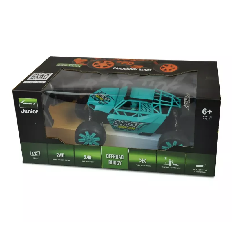 Buggy Amewi Ghost motore elettrico 1:12 per bambini da 6 anni