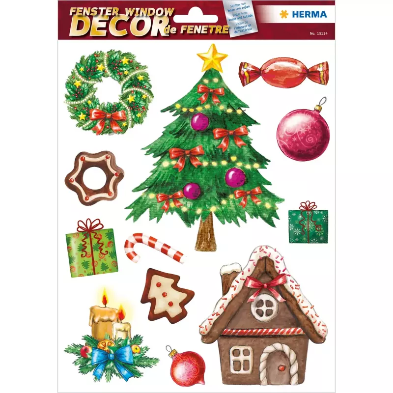 Adesivi decorativi HERMA 15548 multicolore rimovibili 75 pezzi
