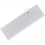 KeySonic KSK-8031INEL-Wh (DE) tastiera industriale USB QWERTZ tedesco bianco