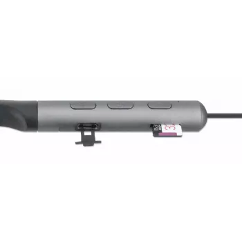 Manhattan headset Bluetooth in-ear con collare, microfono, controlli integrati, resistente al sudore, isolamento acustico, 5 ore di utilizzo, portata max. 10 m, slot per schede MicroSD, Bluetooth v5.0, cavo di ricarica USB-A incluso, tre anni di garanzia
