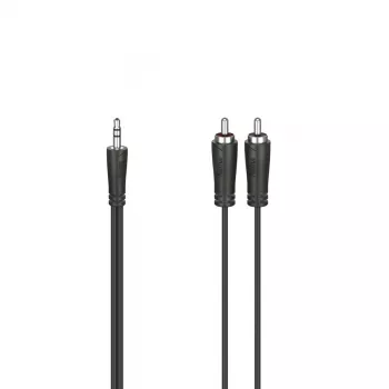 Hama 00205109 cavo audio 0,75 m 3,5 mm 2 x cinch nero