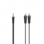Hama 00205109 cavo audio 0,75 m 3,5 mm 2 x cinch nero