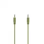Hama Flexi-slim cavo audio 0,75 m 3,5 mm verde connettore maschio a connettore maschio