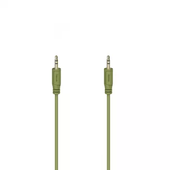 Hama Flexi-slim cavo audio 0,75 m 3,5 mm verde connettore maschio a connettore maschio