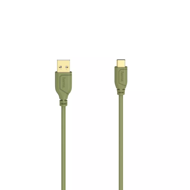 Hama Flexi-slim cavo USB USB 2.0 0,75 m USB C USB A verde