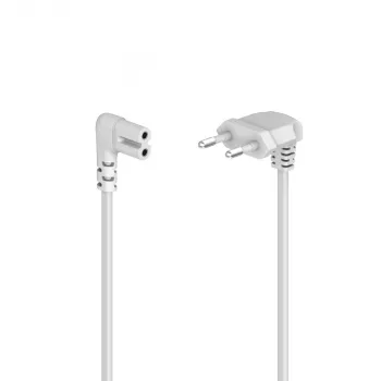 Cavo di alimentazione Hama 00223283 bianco 3 m connettore femmina C7