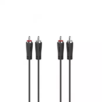 Cavo audio Hama 00205257 1,5 m 2 x RCA nero