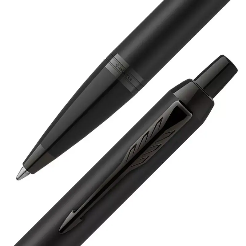Penna a sfera con clip Parker IM Achromatic