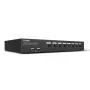 Lindy 39540 switch KVM a 8 porte DisplayPort 1.2, USB 2.0 e audio, 1 utente locale, montabile in rack, nero
