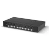 Lindy 39540 switch KVM a 8 porte DisplayPort 1.2, USB 2.0 e audio, 1 utente locale, montabile in rack, nero