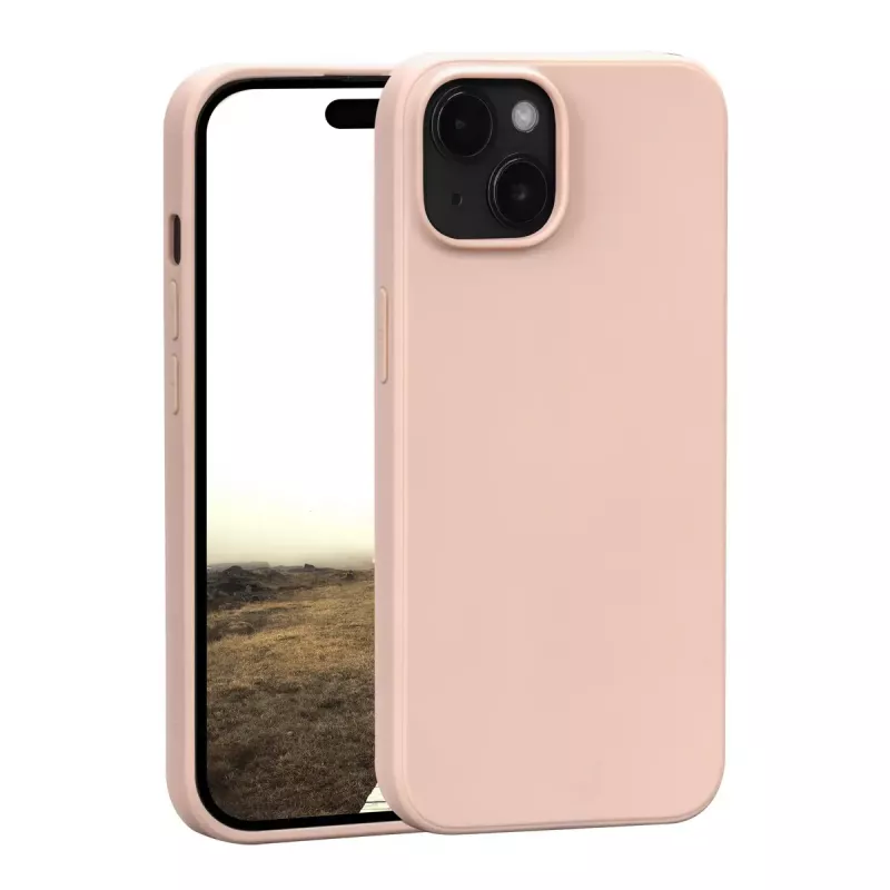 Custodia dbramante1928 iPhone 15 rosa sabbia Monochromatic