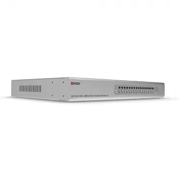 Lindy switch KVM combo VGA e USB 16 porte, montaggio a rack, argento