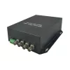 Trasmettitore AV LevelOne kit extender 4 canali BNC su fibra ottica 20 km