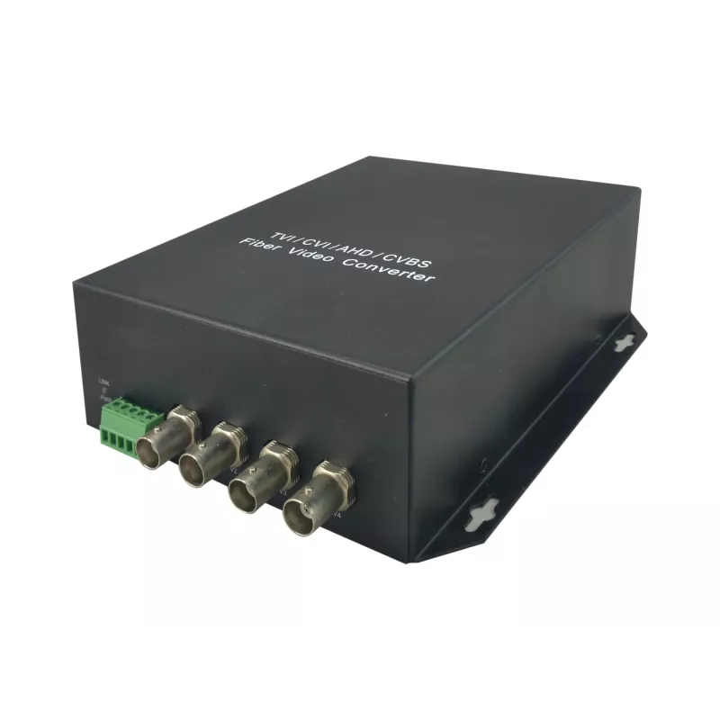 Trasmettitore AV LevelOne kit extender 4 canali BNC su fibra ottica 20 km