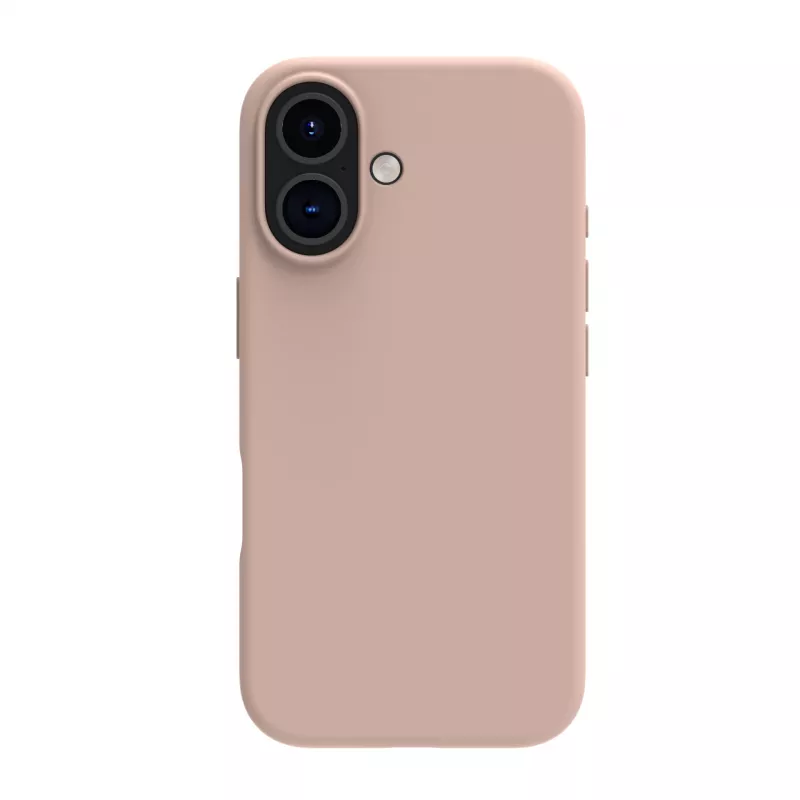 dbramante1928 Monaco MagSafe MO61PISA6314 cover posteriore per Apple iPhone 16, silicone/plastica, Pink Sand