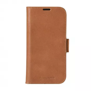 Custodia folio dbramante1928 Copenhagen iPhone 16 tan 3 tasche per carte