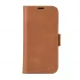 Custodia folio dbramante1928 Copenhagen iPhone 16 tan 3 tasche per carte