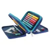 Herlitz TriCase Dip Dye 31 pz. blu turchese poliestere 190x115x70 mm