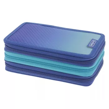 Herlitz TriCase Dip Dye 31 pz. blu turchese poliestere 190x115x70 mm