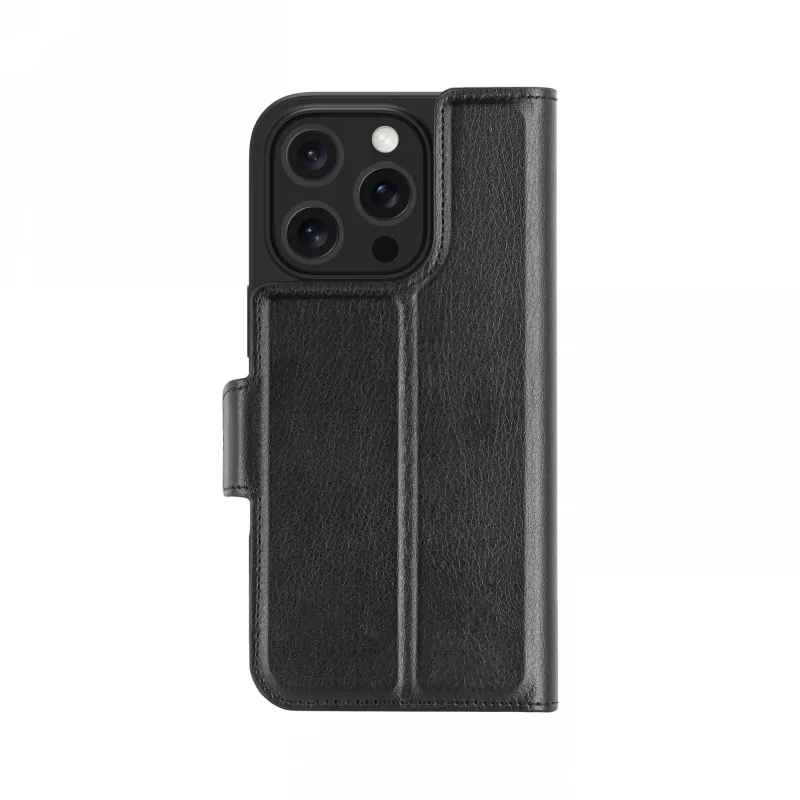 dbramante1928 Oslo Pro OP61BL006342 custodia a libro per Apple iPhone 16 Pro, PU/plastica, nera