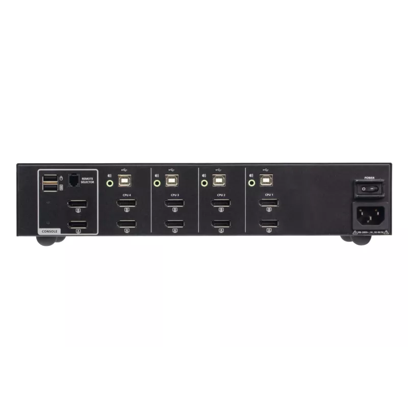 ATEN switch KVM sicuro USB DisplayPort Dual Display 4 porte (conforme PSD PP v4.0)