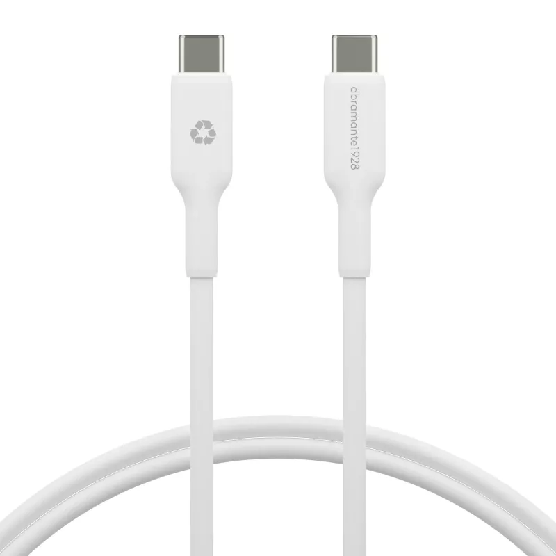 Cavo USB-C a USB-C 1 m dbramante re-charge — USB 2.0, bianco