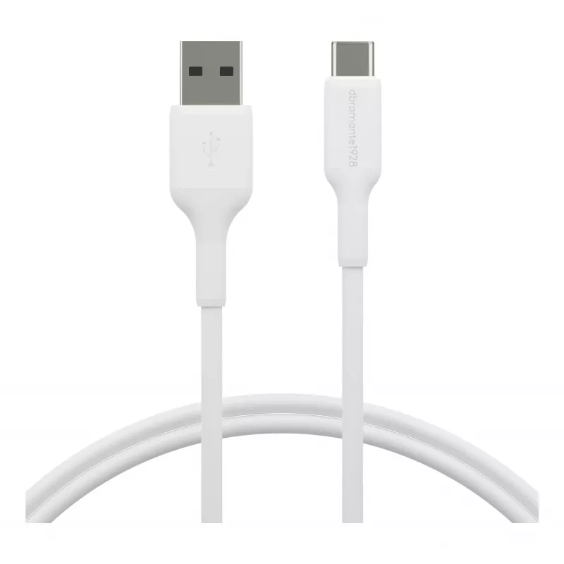 dbramante1928 re-charge – cavo 1 m USB-A a USB-C – W, 1 m, USB A, USB C, USB 2.0, 0,48 Gbit/s, bianco