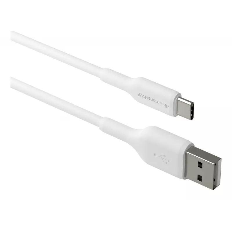 dbramante1928 re-charge – cavo 1 m USB-A a USB-C – W, 1 m, USB A, USB C, USB 2.0, 0,48 Gbit/s, bianco