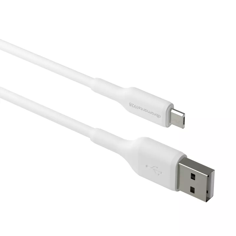 dbramante1928 re-charge – cavo 1 m USB-A – Micro-USB – W, 1 m, USB A, Micro-USB A, USB 2.0, 0,48 Gbit/s, bianco