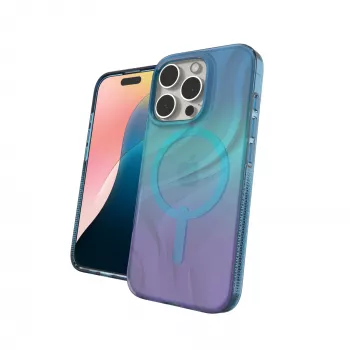ZAGG Cases Milan Snap Apple iPhone 16 Pro Deep Aurora, cover, Apple, iPhone 16 Pro, 16 cm (6,3 pollici), blu, viola