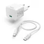 Hama 00201624 Caricabatterie da viaggio per cellulare, smartphone, tablet bianco AC ricarica rapida per interni