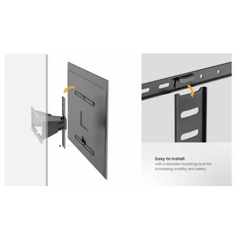 Equip supporto a parete per TV girevole ultraflat 43-90 pollici