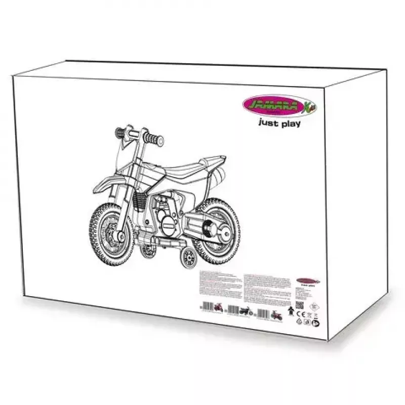 Moto giocattolo Jamara Power Bike a batteria 4 ruote