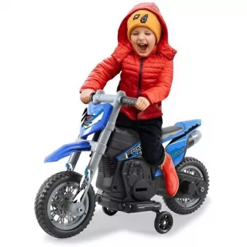 Moto giocattolo Jamara Power Bike a batteria 4 ruote