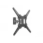 Equip supporto a parete per TV full-motion 23-55 pollici, 100 x 100 mm, 400 x 400 mm, -8 - 5°, -90 - 90°, acciaio inox, nero