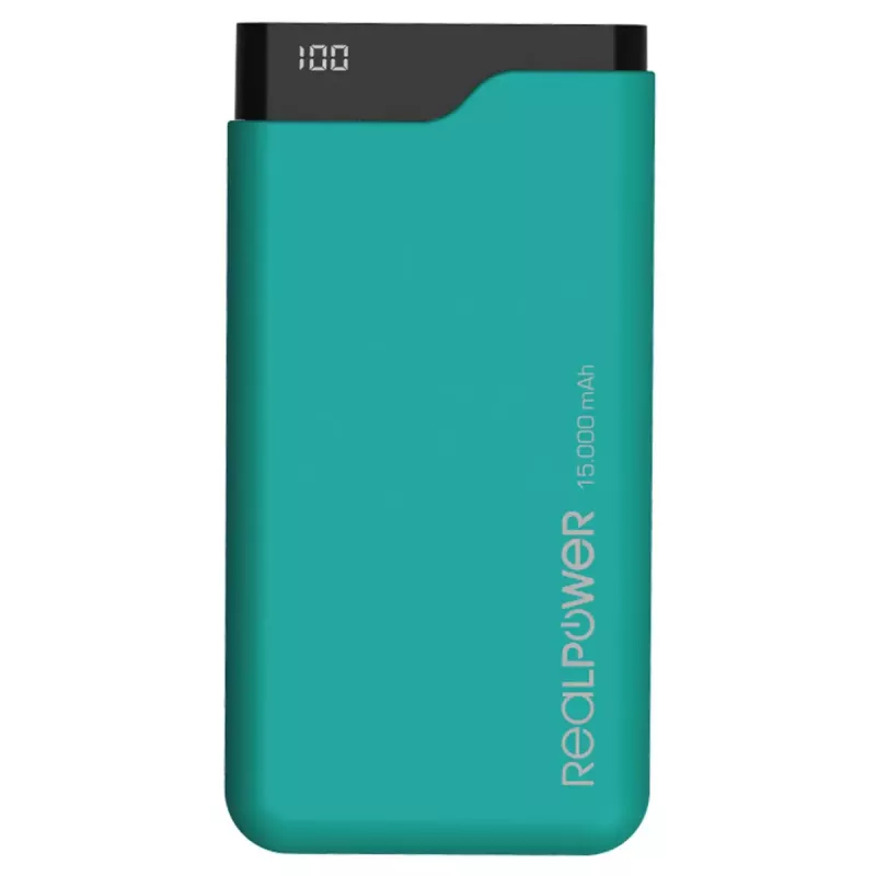 Caricabatterie portatile RealPower PB-15000C 15000 mAh