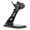 Manhattan supporto regolabile per scanner barcode, altezza e angolo regolabili, adatto per scanner barcode prodotti 153997, 154116 e 154185, nero, garanzia a vita