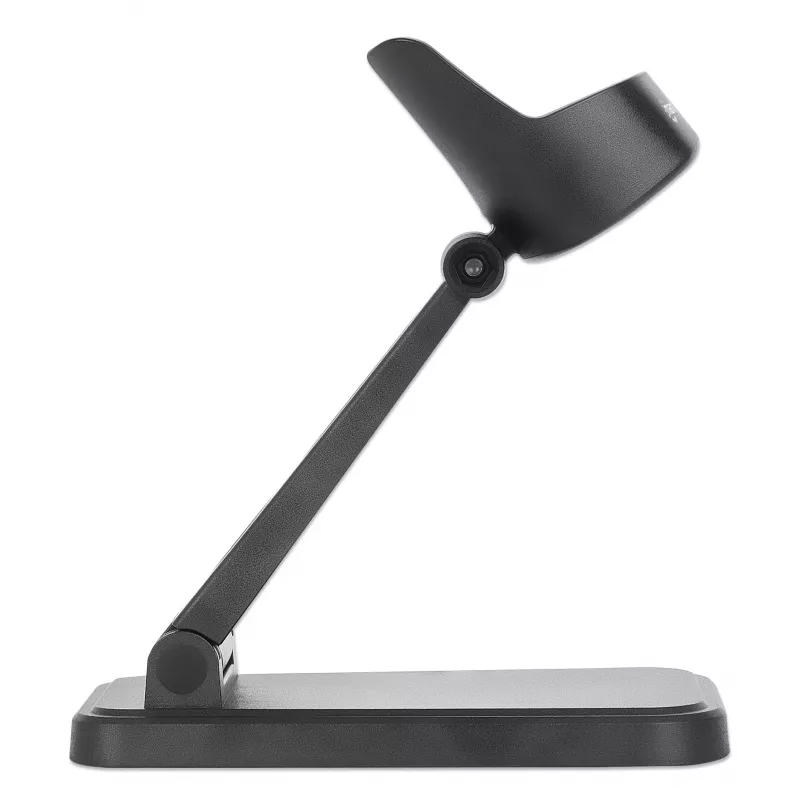 Manhattan supporto regolabile per scanner barcode, altezza e angolo regolabili, adatto per scanner barcode prodotti 153997, 154116 e 154185, nero, garanzia a vita