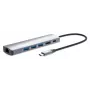 Manhattan dock/hub USB-C, porte (x6): Ethernet, HDMI, USB-A (x3) e USB-C, con Power Delivery (PD) 100W – richiede caricabatterie USB-C esterno (non incluso). Alimentato via USB (nessun alimentatore esterno necessario) quando PD non viene utilizzato